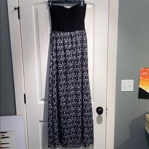 Strapless dress!